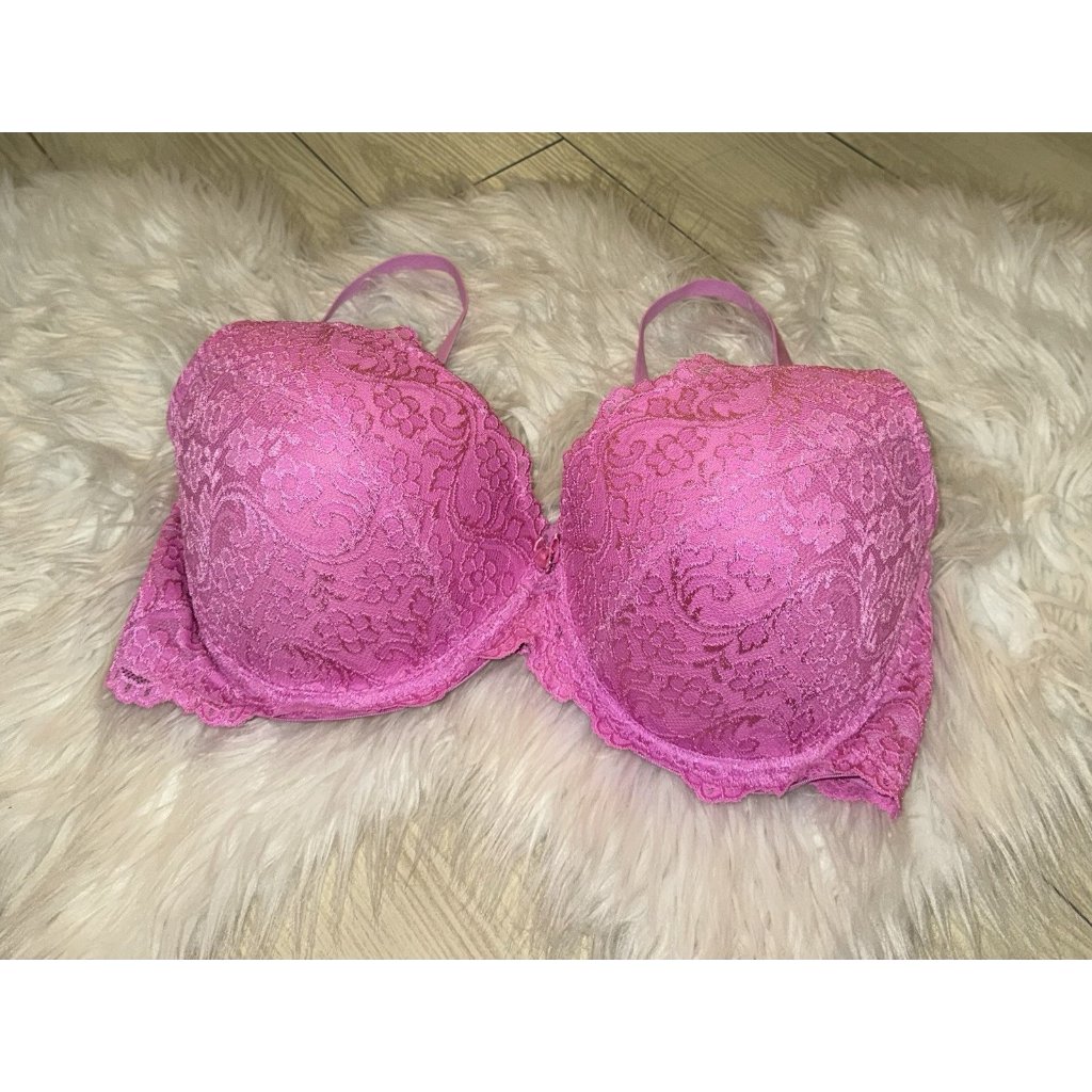 Smart & Sexy Sa965 Lace Padded Push Up Underwire Bra Womens 42dd Pink